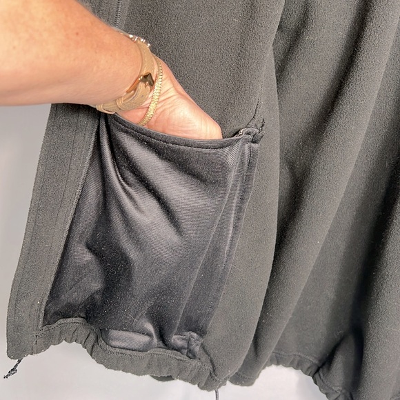 North Face Men's Black Fleece Zippered Jacket size XL - Picture 11 of 11